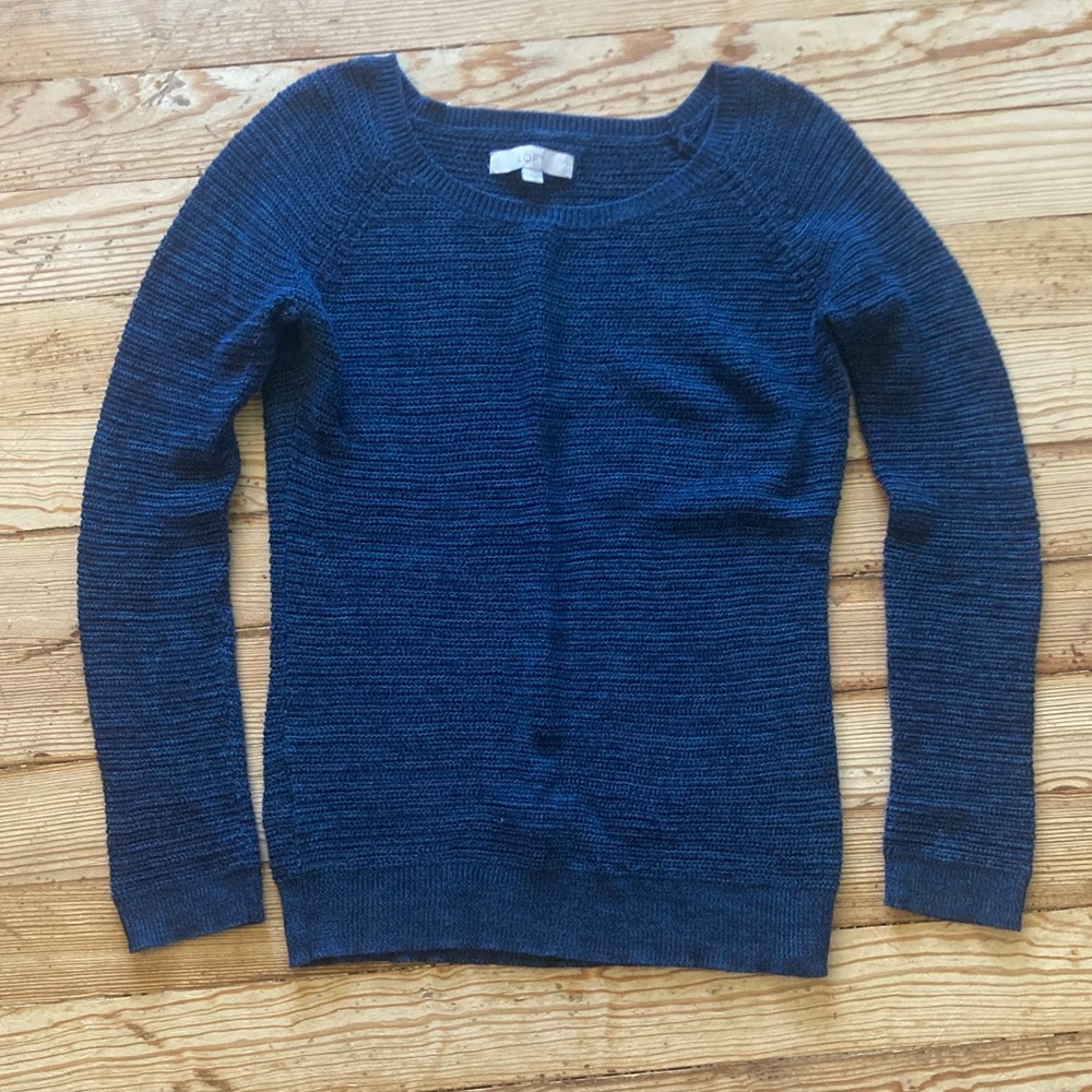 Blue Knit Sweater